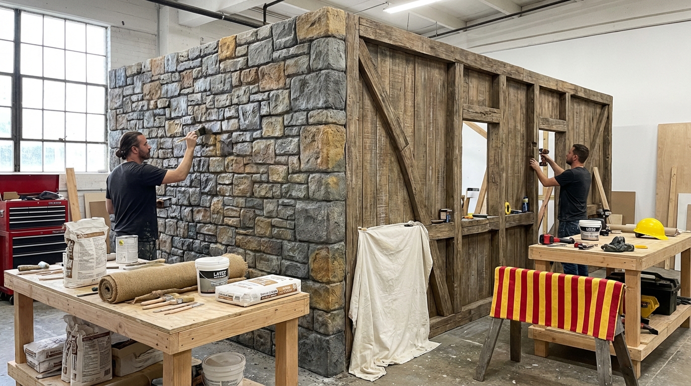 Read more about the article Building Realistic Sets: Materials That Mimic Stone and Wood