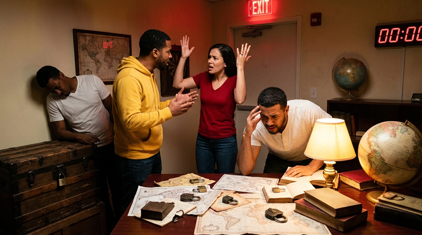 Read more about the article Team Dynamics: Why Some Groups Fail in Escape Rooms