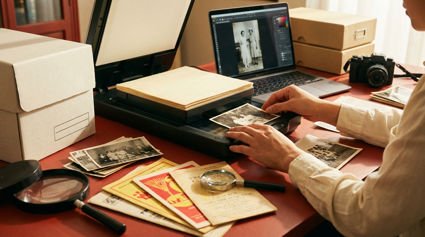 Read more about the article Archiving the Past: How to Digitize Old Photos and Programs