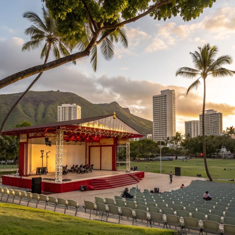 Read more about the article Honolulu landscape magic for immersive outdoor stages