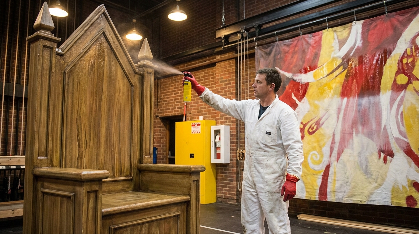 Read more about the article Set Safety: Fireproofing Props and Backdrops