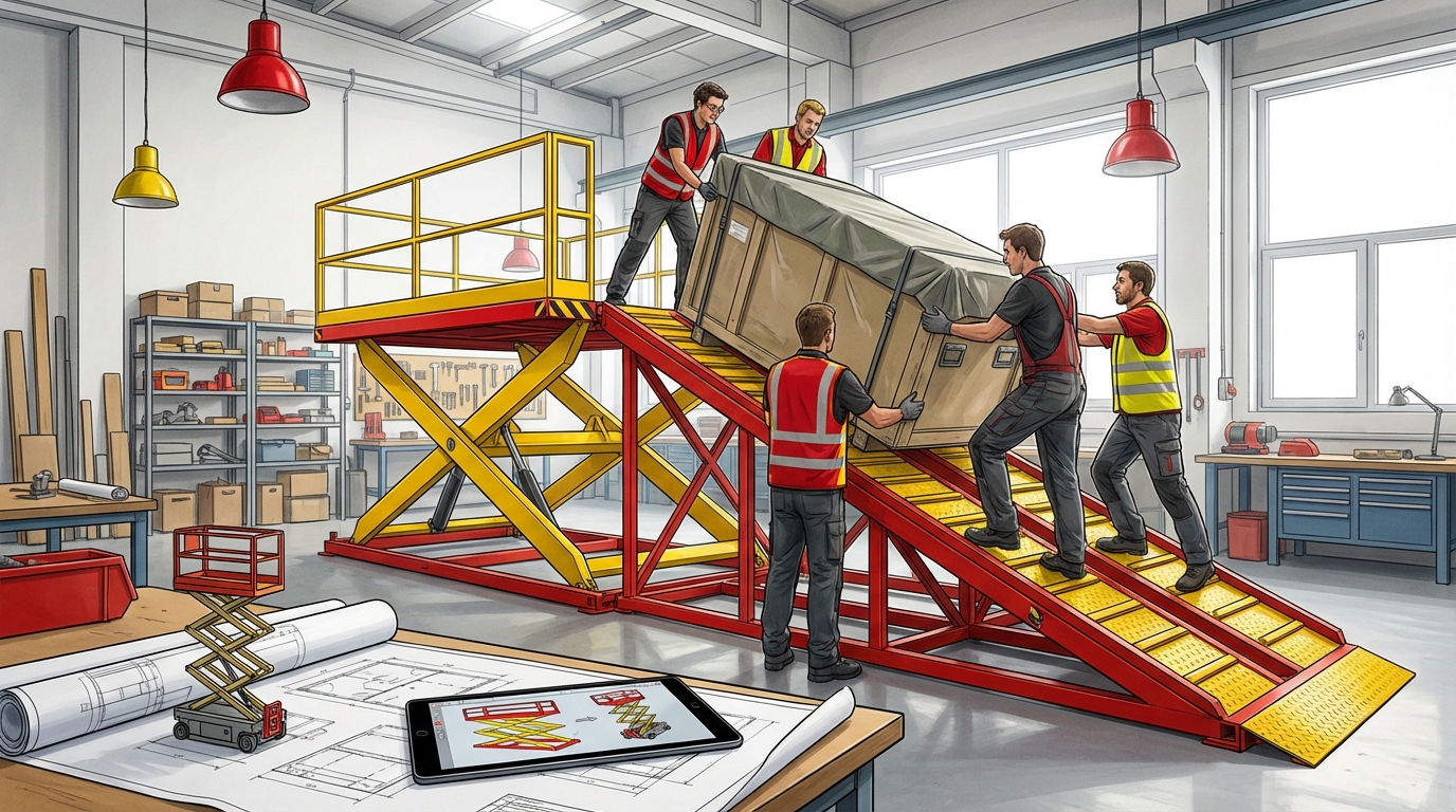 Read more about the article Heavy Lifting: Designing Ramps and Lifts for Moving Props